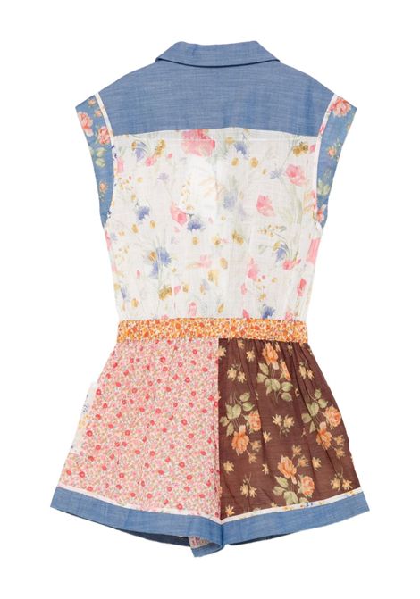 Tuta con stampa floreale ZIMMERMANN KIDS | 4668YSS252SPLICED SPLI